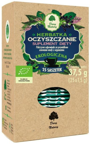 Herbatka OCZYSZCZENIE BIO (25 x 1,5g) Dary Natury