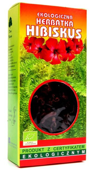 Herbatka HIBISKUS BIO 50g Dary Natury