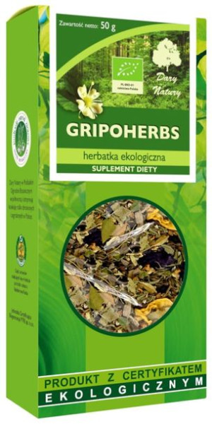 Herbatka GRIPOHERBS BIO 50g Dary Natury