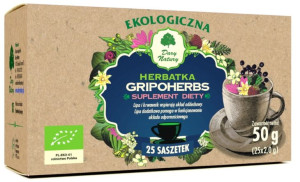 Herbatka GRIPOHERBS BIO (25 x 2g) Dary Natury