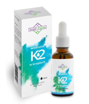 Witamina K2 w kroplach (100mcg) 30ml Soul Farm