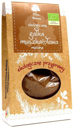 Gałka muszkatołowa mielona BIO 30g Dary Natury
