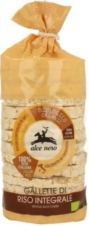 Wafle Ryżowe Pełnoziarniste Bio 100 G - Alce Nero