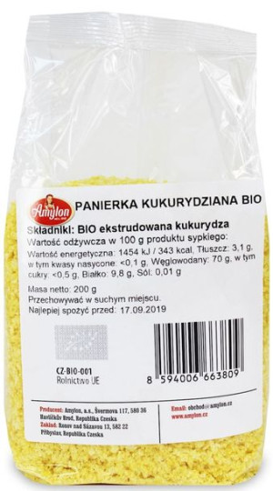 Panierka kukurydziana BIO 200 g Amylon
