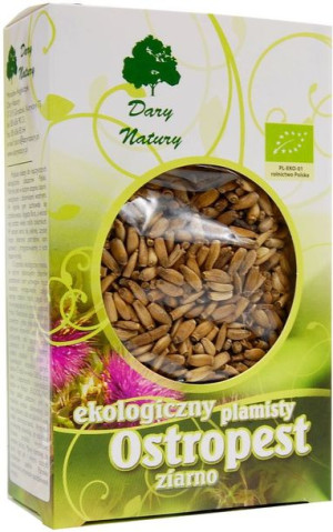Ostropest plamisty ZIARNO BIO 100 g - Dary Natury