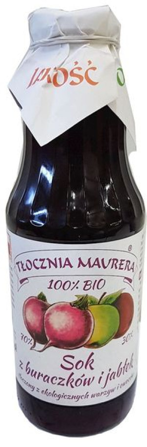 Sok Buraczkowy Z Jabłkiem Bio 750 Ml - Tłocznia Maurera