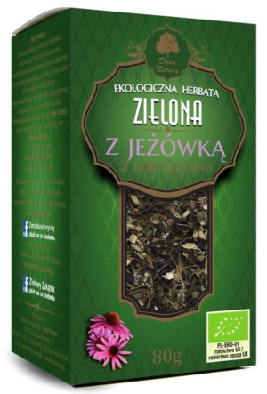 Herbata zielona Z JEŻÓWKĄ BIO 80 g Dary Natury