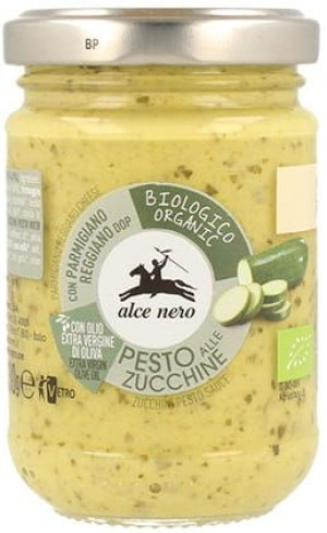 Pesto z cukini bio 130 g - Alce Nero