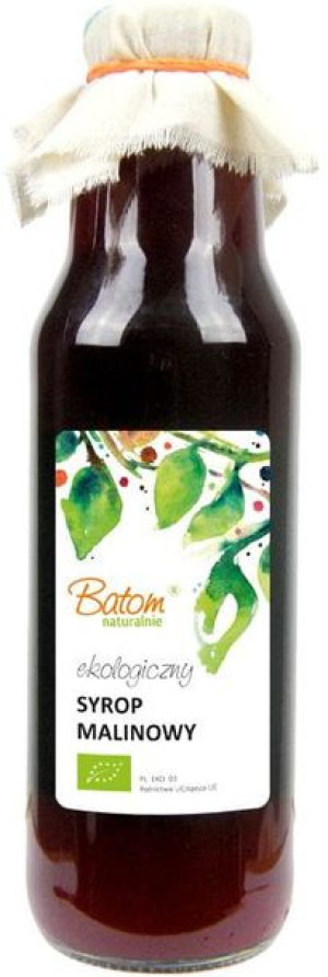 Syrop malinowy BIO 750 ml Batom