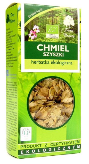 Herbatka z szyszek chmielu BIO 20 g  Dary Natury