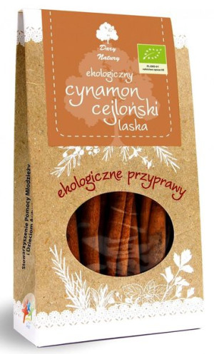 Cynamon Cejloński Laska Bio 30 G Dary Natury
