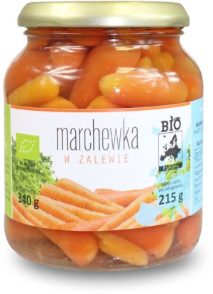 Marchewka W Zalewie W Słoiku Bio 340 G (215 G) - Bio Europa