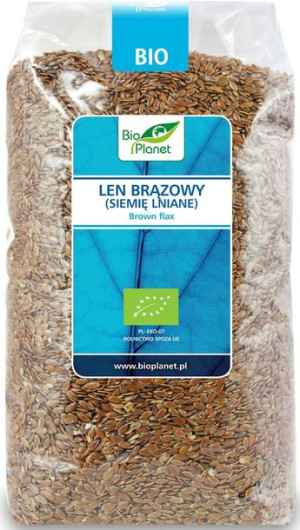 Len Brązowy (siemię Lniane) Bio 1 Kg Bio Planet