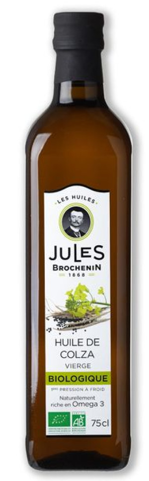 Olej rzepakowy OMEGA 3 BIO 750 ml  Jules Brochenin