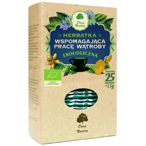 Herbatka wspomagająca PRACĘ WĄTROBY BIO (25 x 1.5 g) Dary Natury