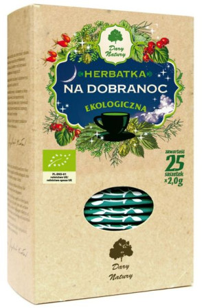 Herbatka na DOBRANOC BIO (25 x 2 g) Dary Natury