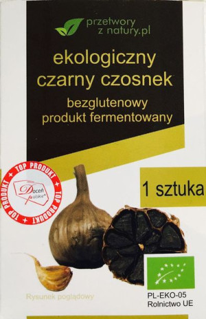 Czarny czosnek BIO (1 sztuka) Przetwory z Natury