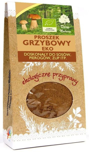 Proszek grzybowy BIO 50 g Dary Natury
