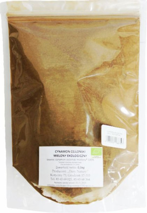 Cynamon cejloński mielony BIO 500 g  Horeca (Dary Natury)