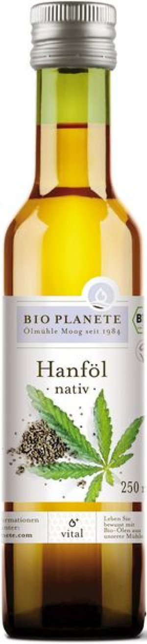 Olej z konopi  VIRGIN BIO 250 ml Bio Planete