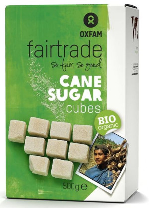 Cukier trzcinowy w kostkach FAIR TRADE BIO 500 g Oxfam