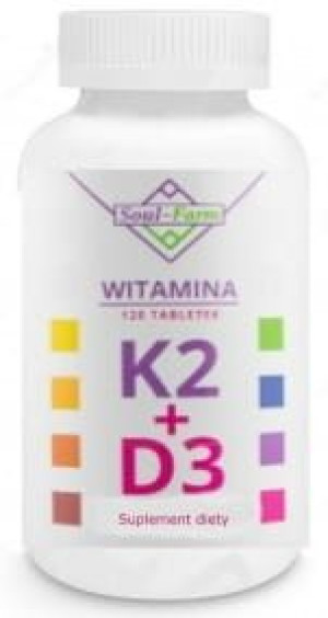 Witamina  K2mk7+D3 120 TABL Soul Farm