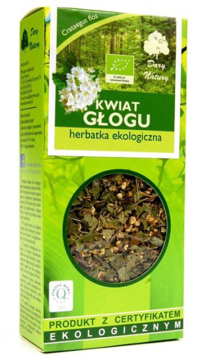 Herbatka KWIAT GŁOGU BIO 50 g Dary Natury