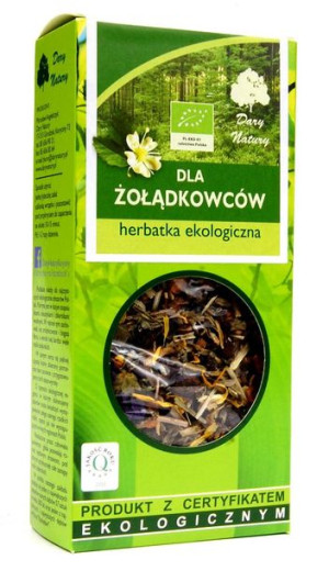 Herbatka dla ŻOŁĄDKOWCÓW BIO 50 g Dary Natury