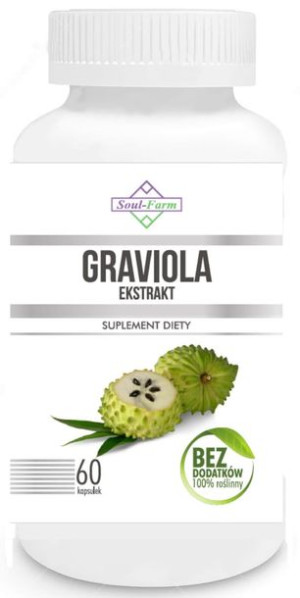 Graviola ekstrakt 550mg 60 KAPS Soul Farm