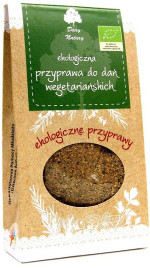 Przyprawa DO DAŃ WEGETARIAŃSKICH BIO 40 g Dary Natury