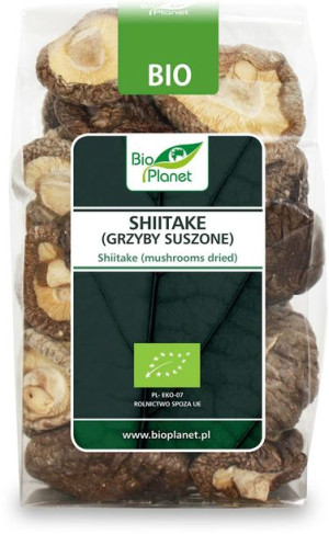 SHIITAKE (grzyby suszone) BIO 50 g Bio Planet