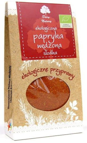 Papryka wędzona słodka BIO 50 g DARY NATURY