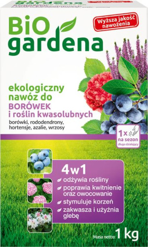 Nawóz do borówek i roślin kwasolubnych Eko 1kg - Bio Gardena