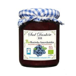 Borówka amerykańska 80% BIO 260 g Sad Danków