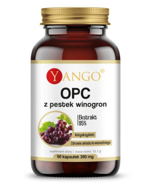 OPC 95% ekstrakt z pestek winogron 90 kaps. Yango