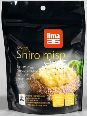 Miso shiro (pasta z ryżu i soi) BIO 300 g Lima