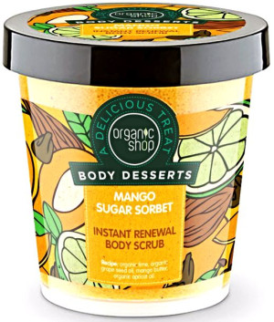 Peeling do ciała regenerujący Mango 450 ml Organic Shop