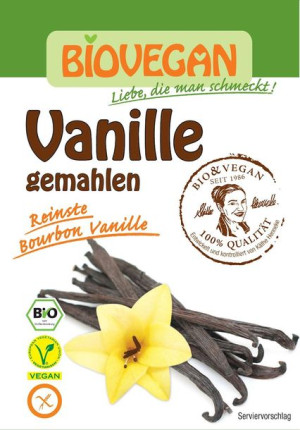 Wanilia mielona Bourbon bezglutenowa BIO 5g Biovegan