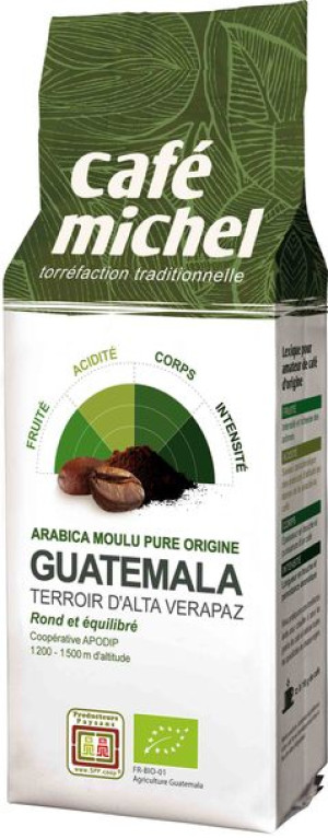 Kawa mielona Arabica Gwatemala Fair Trade BIO 250g Cafe Michel