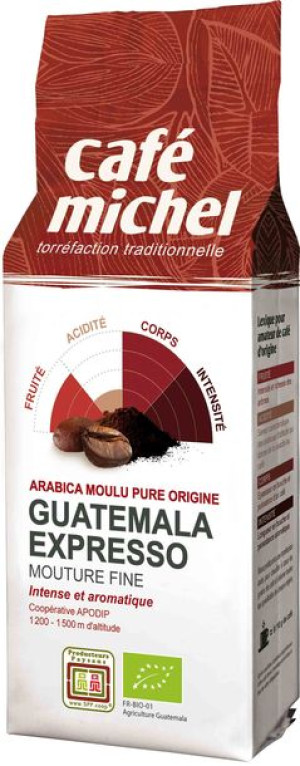 Kawa mielona Arabica Espresso Gwatemala Fair Trade Bio 250g Cafe Michel