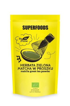 Herbata zielona Matcha w proszku BIO 100 g Bio Planet