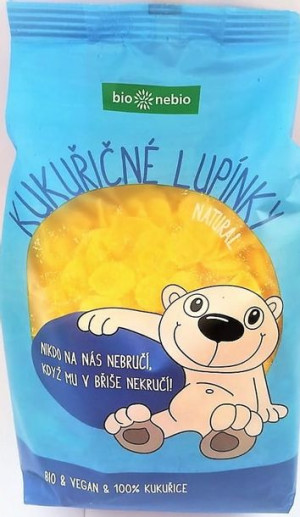 Płatki kukurydziane bez soli i cukru BIO 200g Bionebio