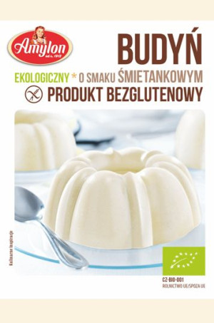 Budyń śmietankowy bezglutenowy BIO 40g Amylon