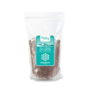 Sól czarna Kala Namak drobno mielona 1kg Crystalline Planet