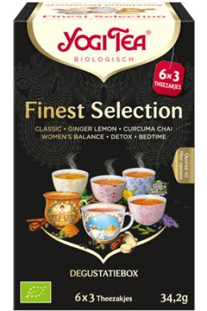Herbatka ekspresowa FINEST SELECTION (Mix Herbatek) BIO (6 x 3 TOREBKI) 34,