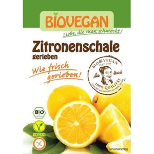 Skórka cytryny suszona sproszkowana BIO 9 g Biovegan