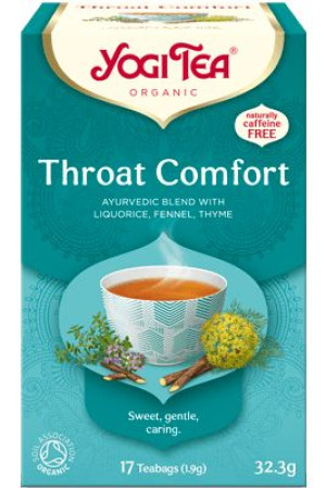 Herbatka na gardło (THROAT COMFORT) BIO (17 x 1,9 g) 32,3 g Yogi Tea