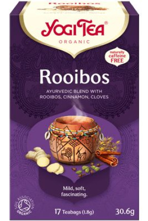 Herbatka ROOIBOS z cynamonem i goździkami BIO (17 x 1,8 g) 30,6 g Yogi Tea
