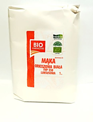Mąka orkiszowa jasna typ 550 BIO 1kg Bio Harmonie