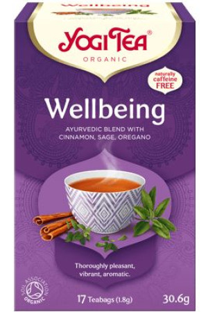 Herbatka na dobre samopoczucie (WELLBEING) BIO (17 x 1,8 g) 30,6 g  Yogi Te